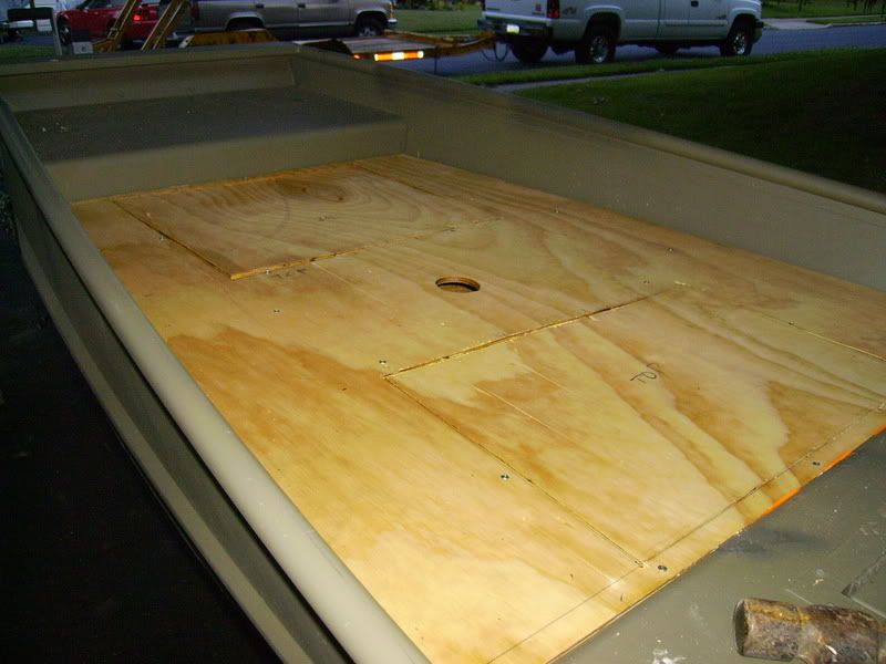 NEJC Plywood for jon boat floor